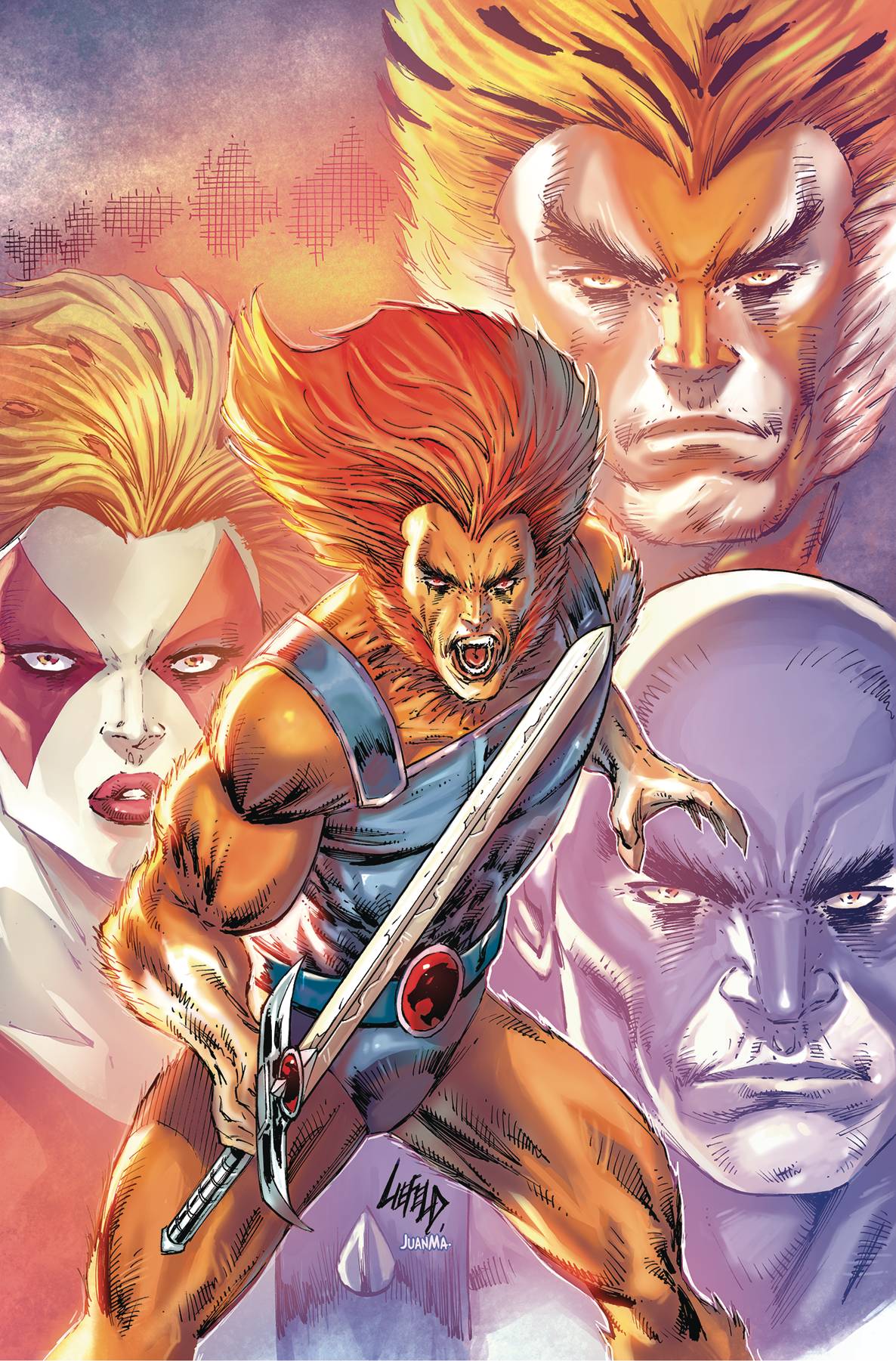 THUNDERCATS #1 CVR ZH 10 COPY FOC INCV LIEFELD VIRGIN - PREORDER 7/2/24