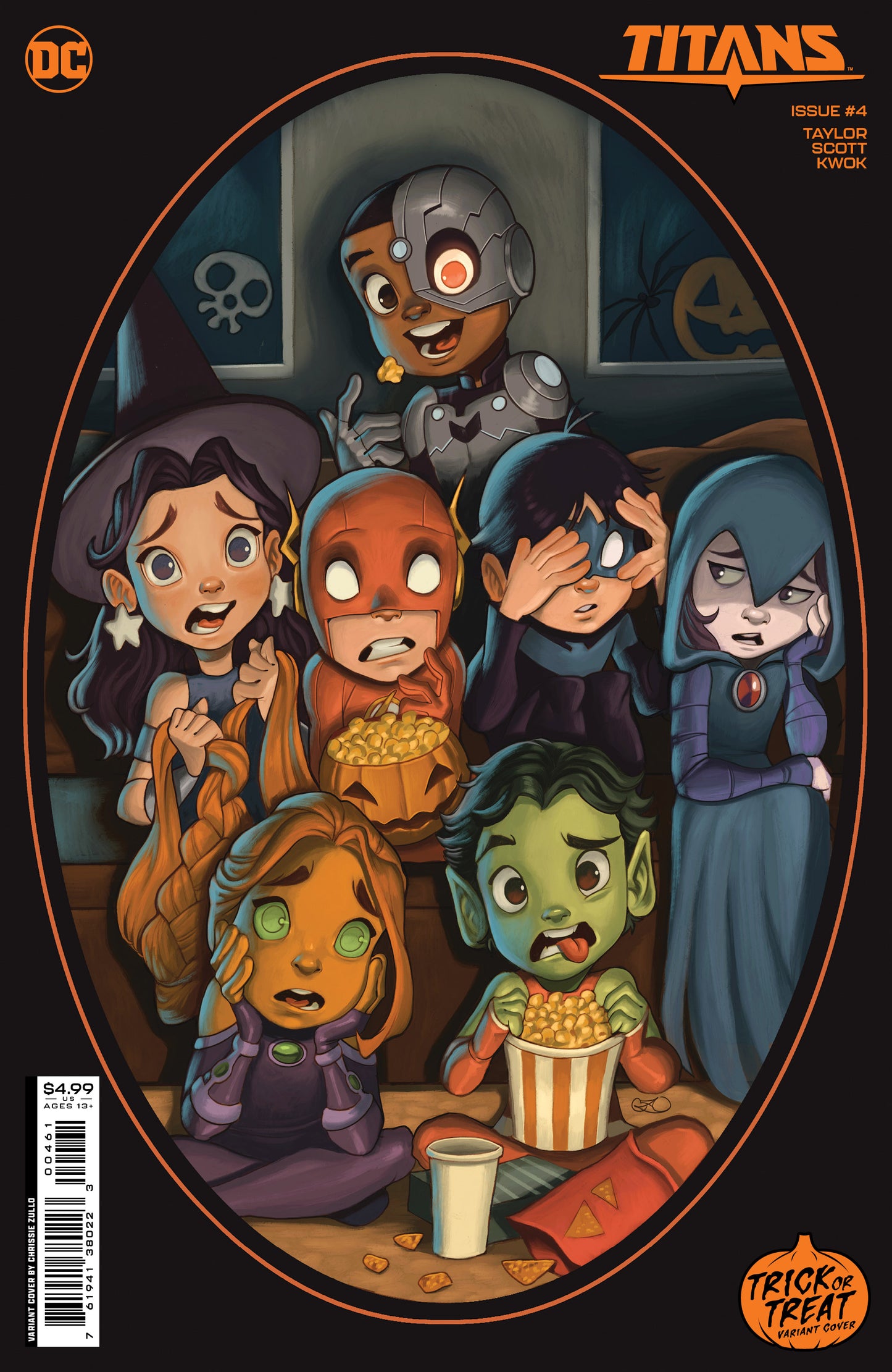 TITANS #4 CVR F CHRISSIE ZULLO TRICK OR TREAT CARD STOCK VAR - PREORDER (17/10/23)