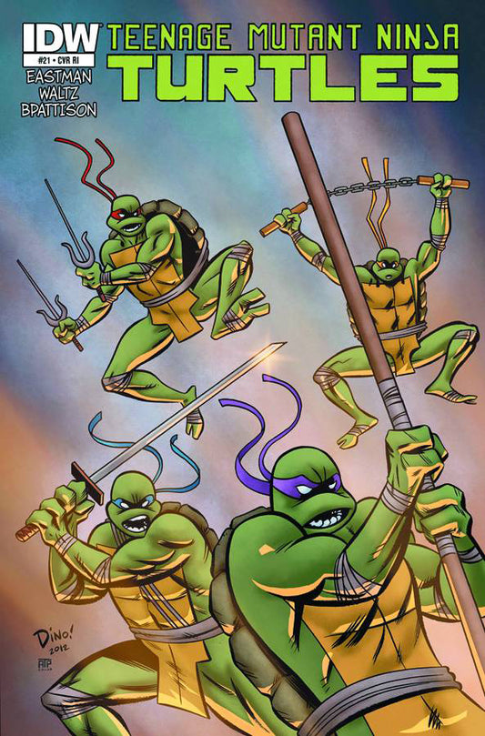 Teenage Mutant Ninja Turtles #21 1:10 Dean Haspiel Variant
