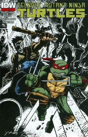 Teenage Mutant Ninja Turtles #22 2nd Printing Kevin Eastman Partial Sketch Variant - Rare