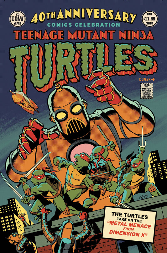 TEENAGE MUTANT NINJA TURTLES 40TH ANNIVERSARY CELEBRATION #1 CVR F MICAEL CHO VARIANT - PRESALE DUE 10/8/24