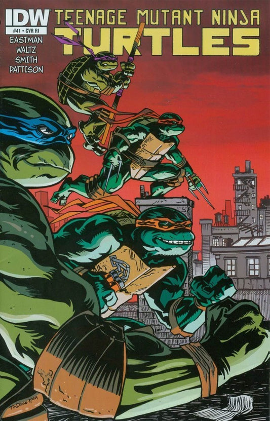 Teenage Mutant Ninja Turtles #41 1:10 Tom Daley Wraparound Variant