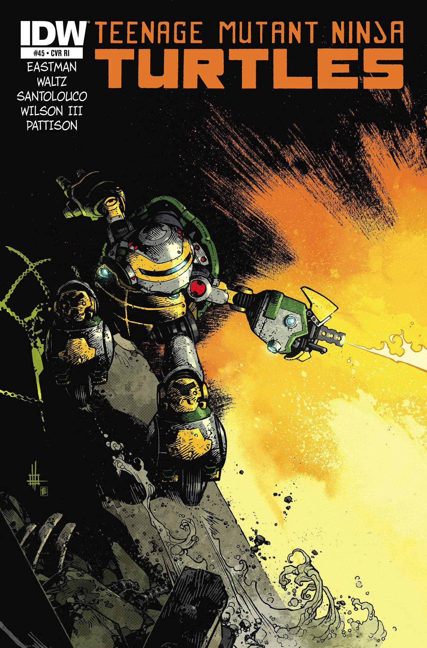 Teenage Mutant Ninja Turtles #45 1:10 Zach Howard Variant
