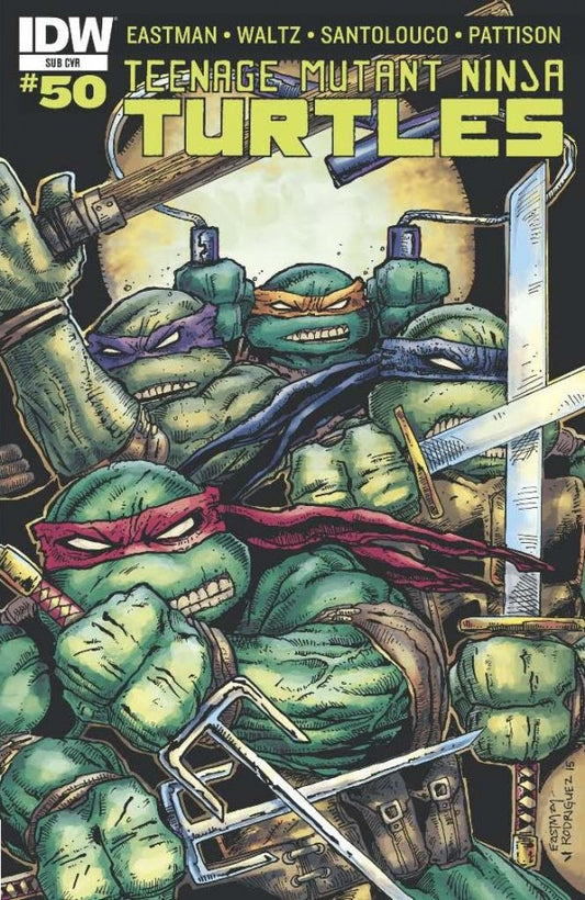 Teenage Mutant Ninja Turtles #50 Kevin Eastman Subscription Variant