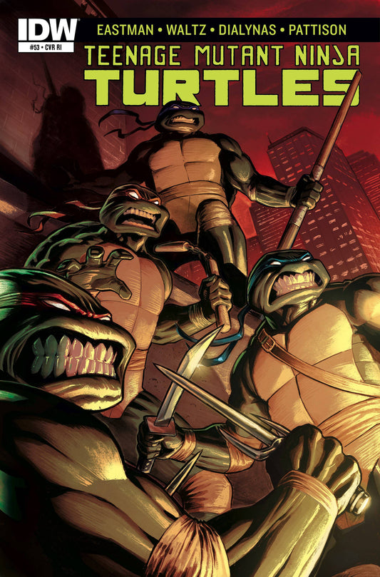 Teenage Mutant Ninja Turtles #53 1:10 Atilio Rojo Variant