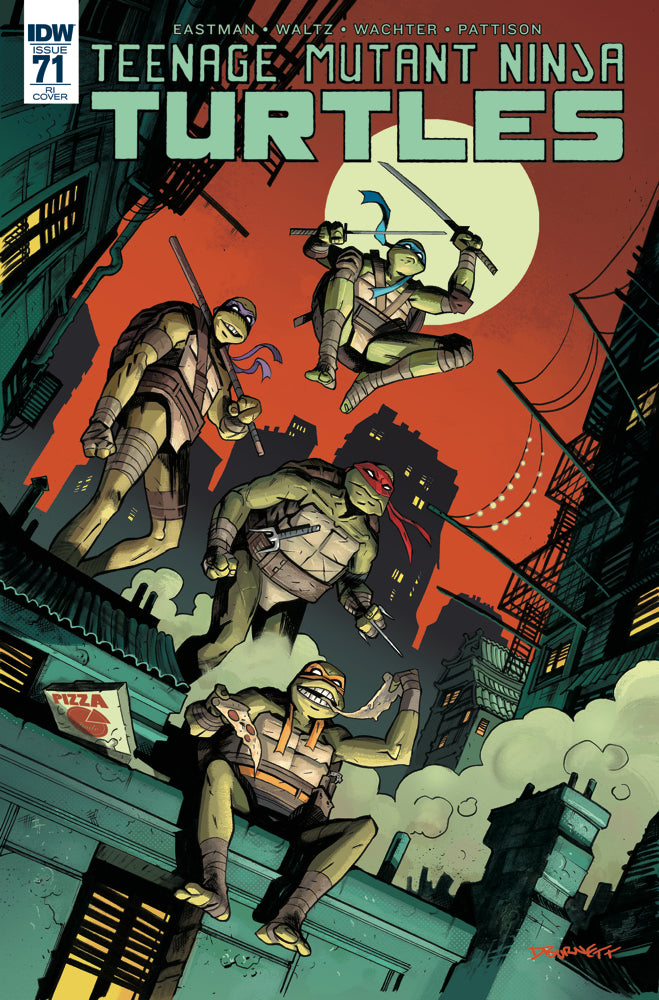 Teenage Mutant Ninja Turtles #71 1:10 Dylan Burnett Variant
