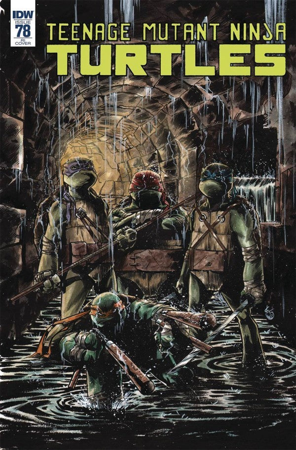 Teenage Mutant Ninja Turtles #78 1:10 Kelly Williams Variant - Very Hard To Find
