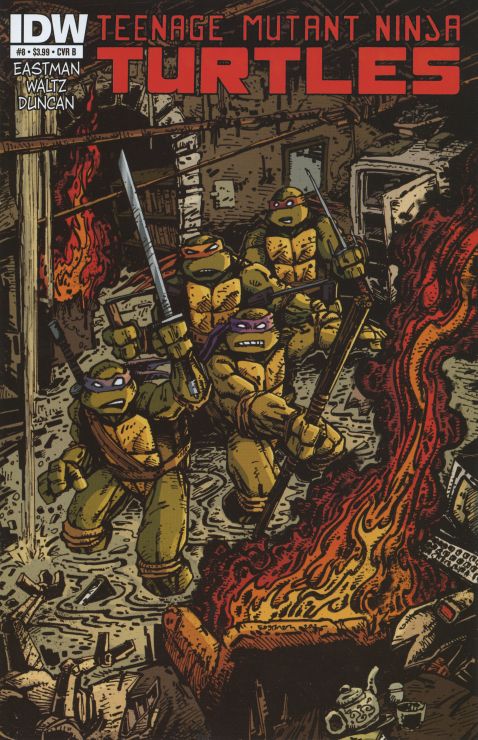 Teenage Mutant Ninja Turtles #8 Cover B Kevin Eastman Variant