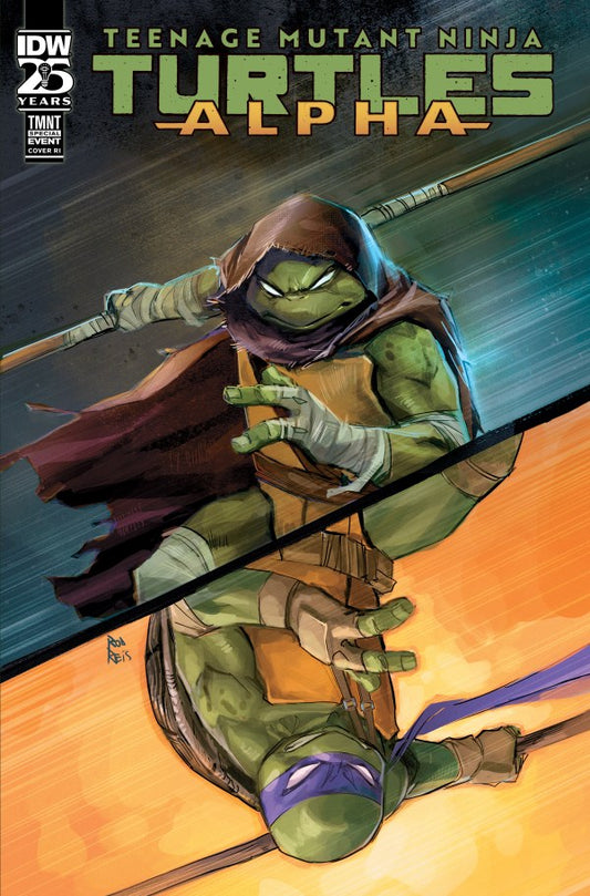 TEENAGE MUTANT NINJA TURTLES  ALPHA #1 CVR E INC 1:25 ROD REIS VARIANT