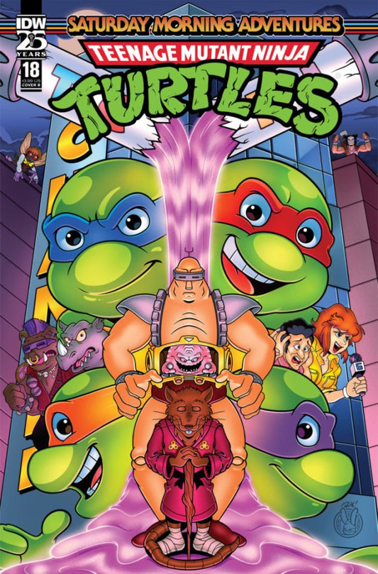 Teenage Mutant Ninja Turtles: Saturday Morning Adventures #18 Cover B Rik Mack Variant