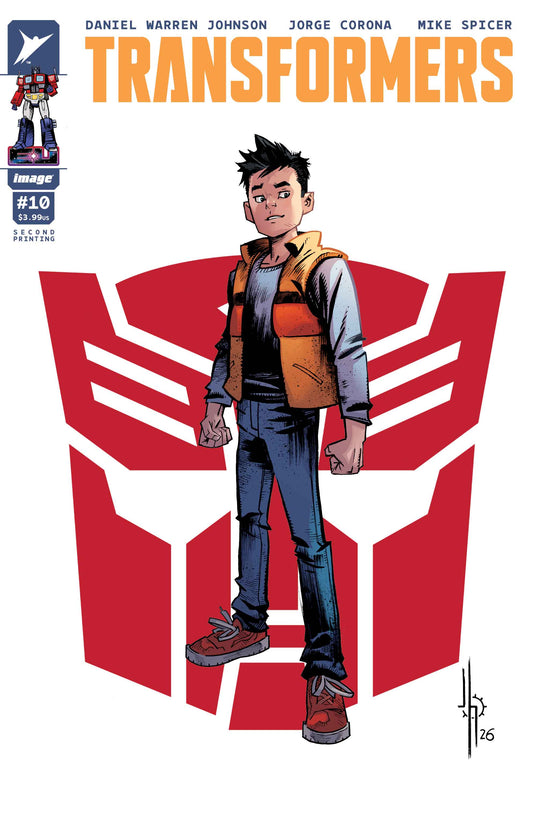 TRANSFORMERS #10 2ND PTG JASON HOWARD VAR - PREORDER (FOC 13/4/26) DUE IN STORE 6/5/26