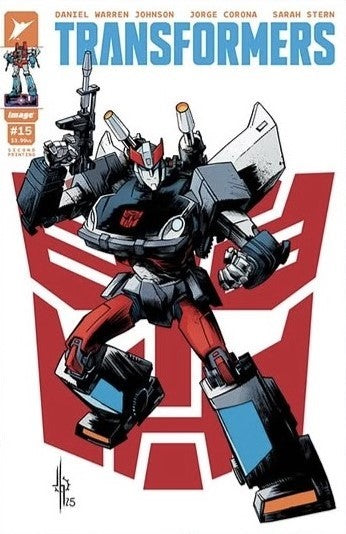 Transformers #15 2nd Printing Jason Howard Blue Streak Variant