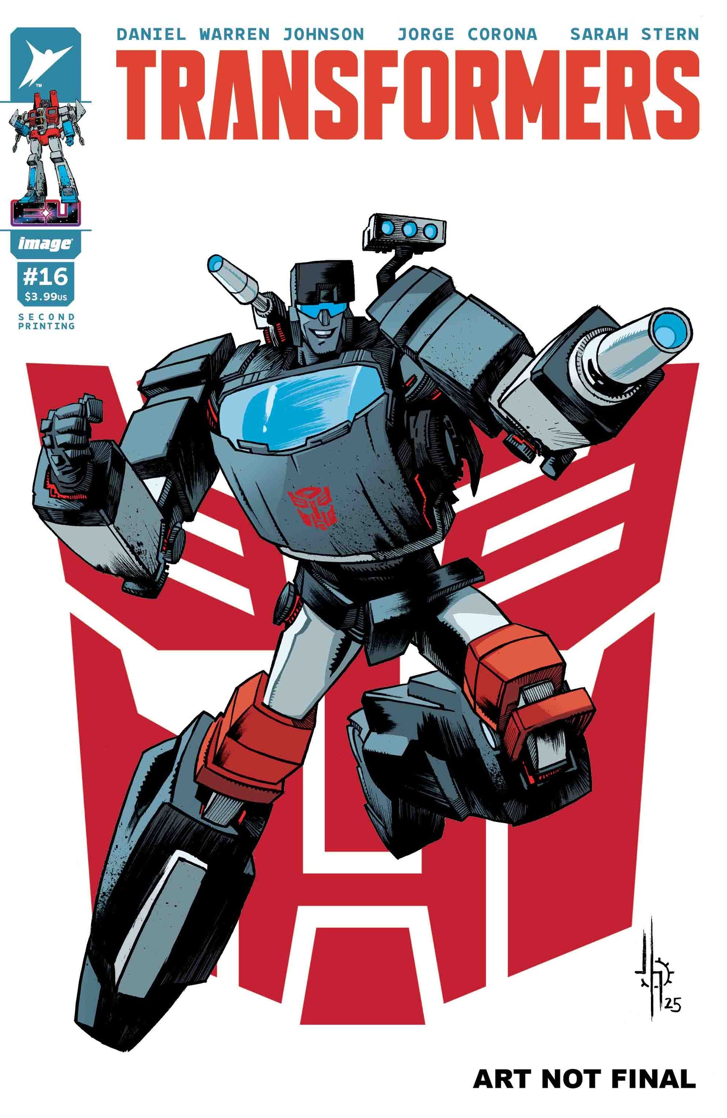 TRANSFORMERS #16 2ND PTG CVR A JASON HOWARD AUTOBOT CVR