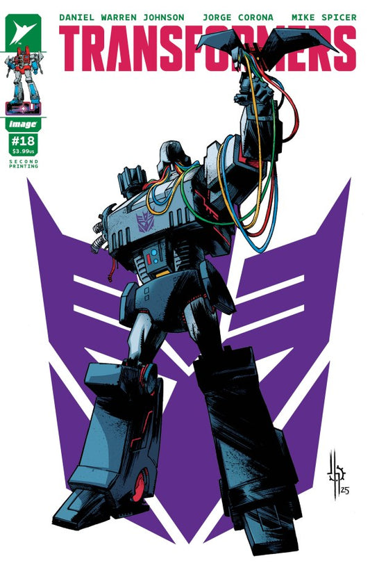 Transformers #18 2nd Printing Jason Howard Megatron Variant - PRE-ORDER