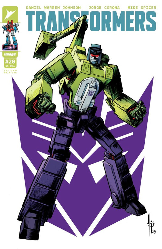Transformers #20 2nd Printing Jason Howard Scavenger - PRE-ORDER 3/9/25