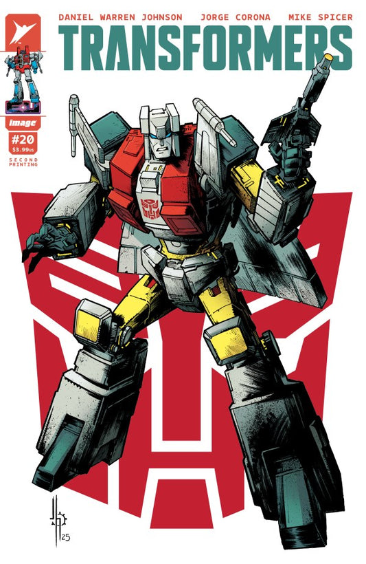 Transformers #20 2nd Printing Jason Howard Silverbolt - PRE-ORDER 3/9/25
