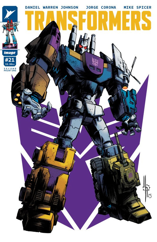Transformers #21 2nd Printing Jason Howard Bruticus - PRE-ORDER 3/9/25