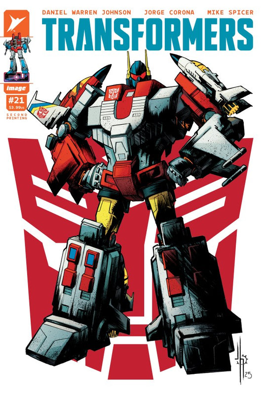 Transformers #21 2nd Printing Jason Howard Superion - PRE-ORDER 3/9/25