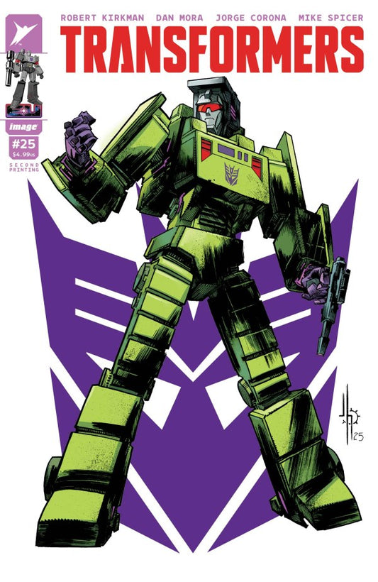 Transformers #25 2nd Printing Jason Howard Bonecrusher Variant - DUE 12/11/25
