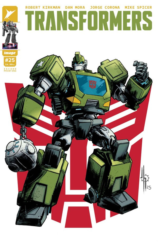 Transformers #25 2nd Printing Jason Howard Bullkhead Variant - DUE 12/11/25