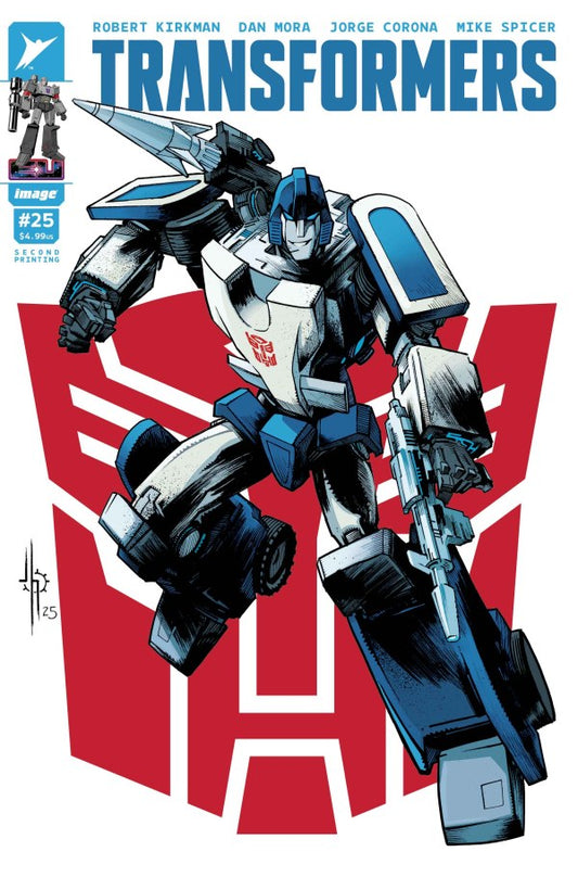 Transformers #25 2nd Printing Jason Howard Mirage Variant - DUE 12/11/25