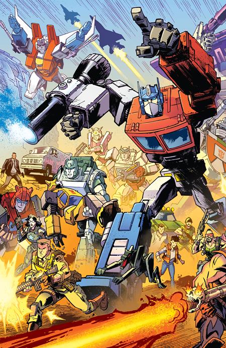 TRANSFORMERS #9 CVR F JASON HOWARD CONNECTING EU ANNIVERSARY VARIANT