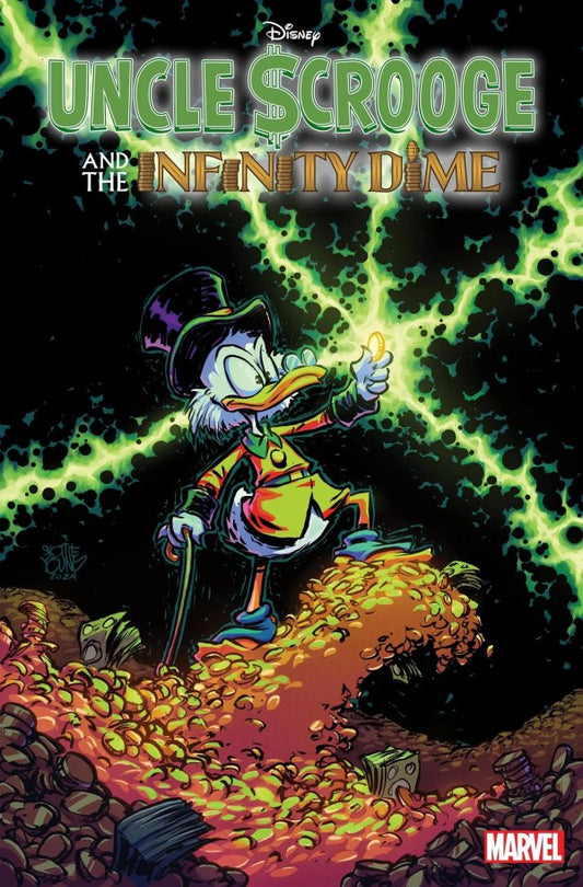 UNCLE SCROOGE INFINITY DIME #1 SKOTTIE YOUNG VAR - PRESALE DUE 26/6/24