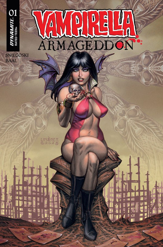 VAMPIRELLA ARMAGEDDON #1 CVR D JOSEPH MICHAEL LINSNER VAR - PREORDER ETA 16/6/25