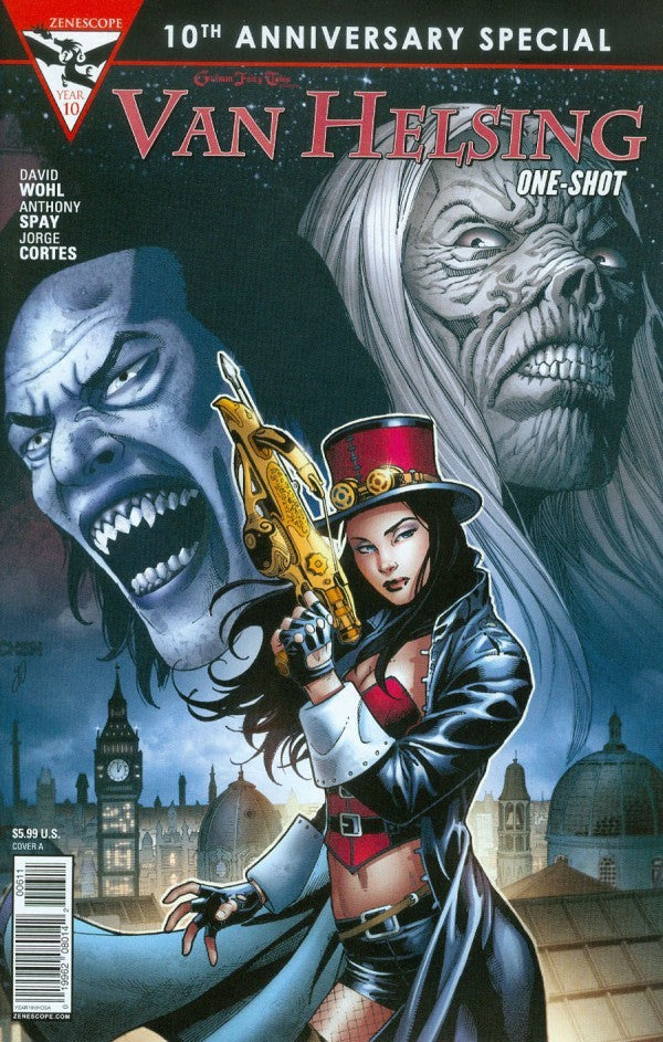 GRIMM FAIRY TALES PRESENTS: 10TH ANNIVERSARY SPECIAL VAN HELSING ONE-SHOT CVR A SEAN CHEN (MR)