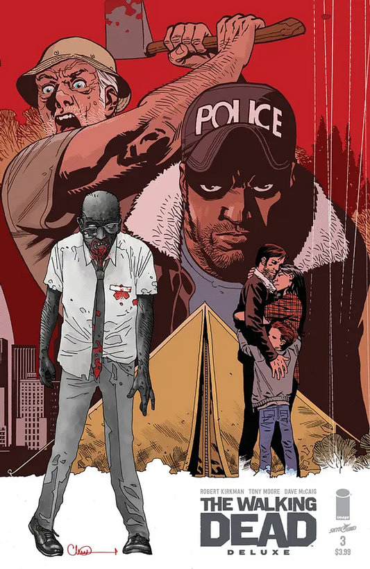 The Walking Dead Deluxe #3 Cover C Charlie Adlard Connecting Variant
