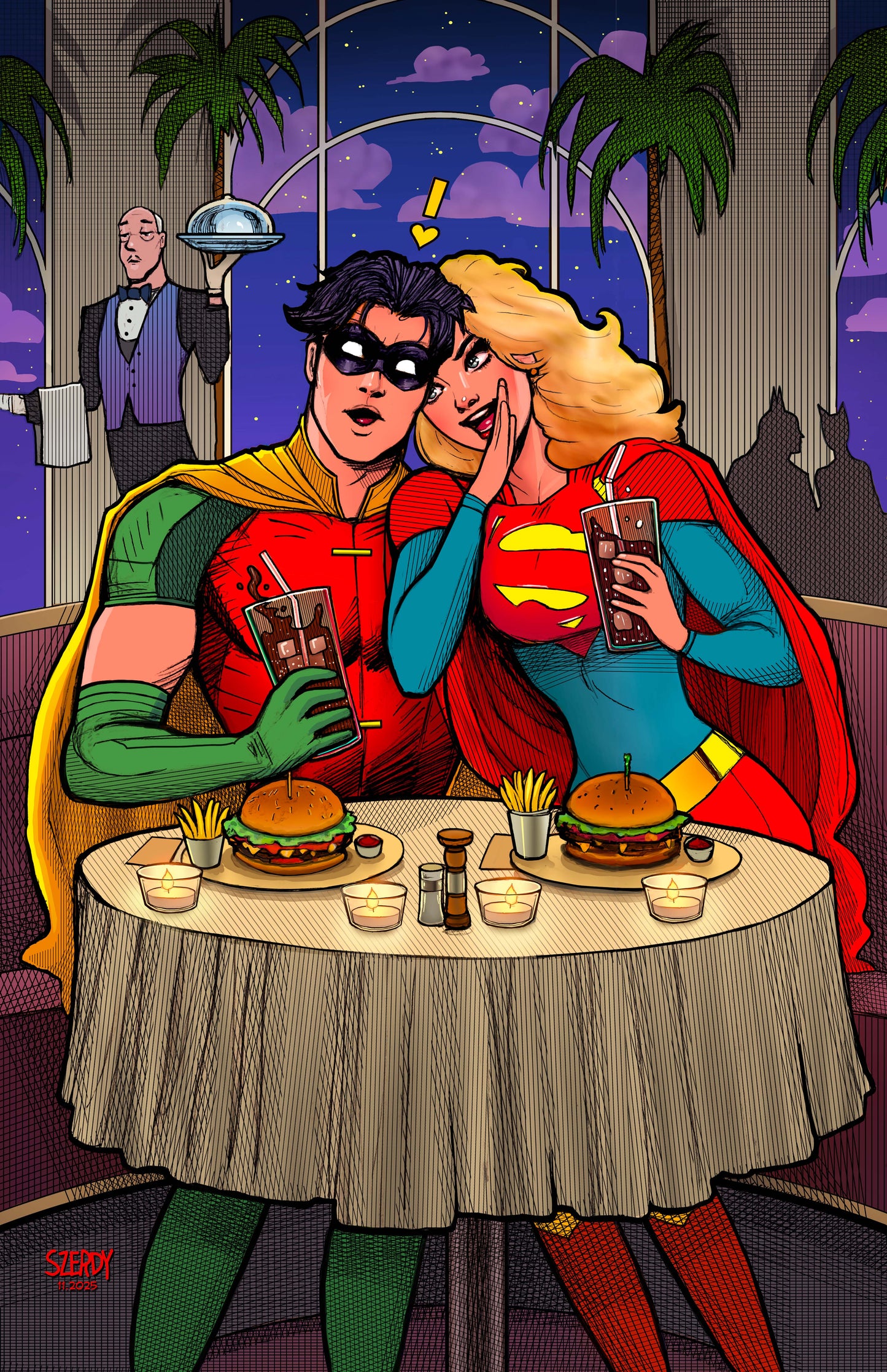 BATMAN SUPERMAN WORLDS FINEST #49 CVR B NATHAN SZERDY CARD STOCK VAR - DUE 18/3/26 - NOT FINAL COVER