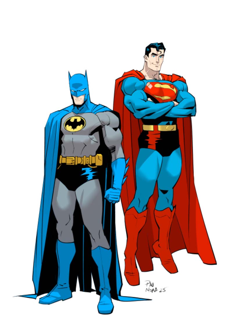 BATMAN SUPERMAN WORLDS FINEST #49 CVR F DAN MORA CORNER BOX SPOT FOIL VAR