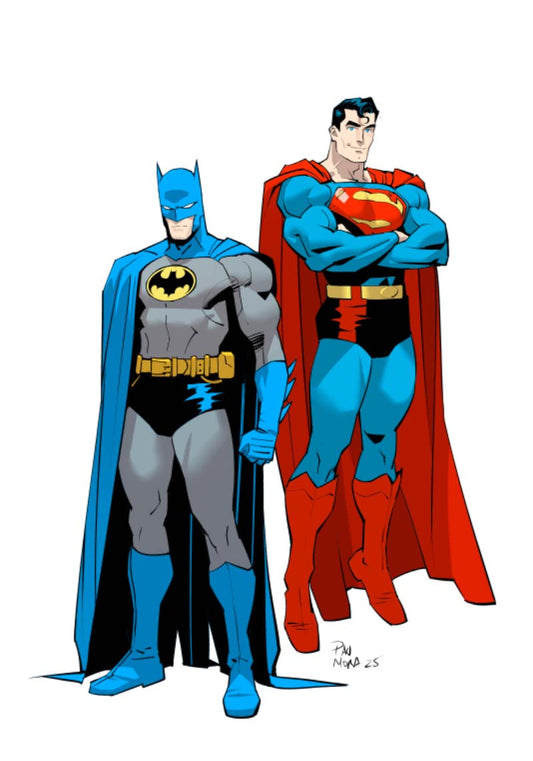 BATMAN SUPERMAN WORLDS FINEST #49 CVR F DAN MORA CORNER BOX SPOT FOIL VAR