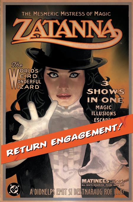 ZATANNA (2026) #1 CVR D ADAM HUGHES FOIL VAR - PREORDER (FOC 6/4/26) DUE IN STORE 24/6/26
